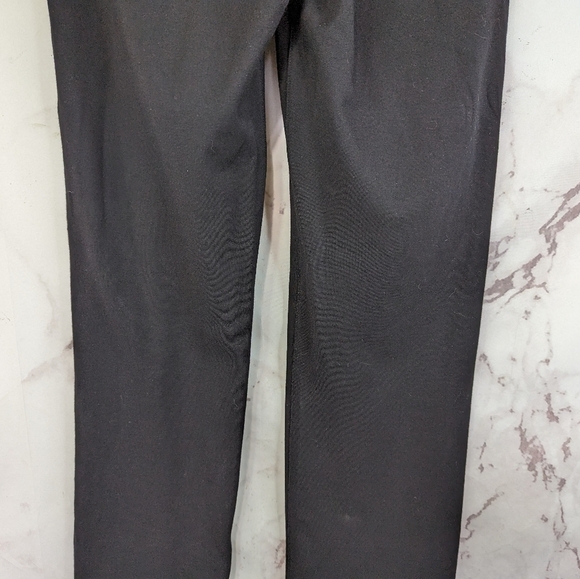 Betabrand Pant Womens Medium Long Black Mid Rise Ponte Straight Leg Full Length - Picture 7 of 10